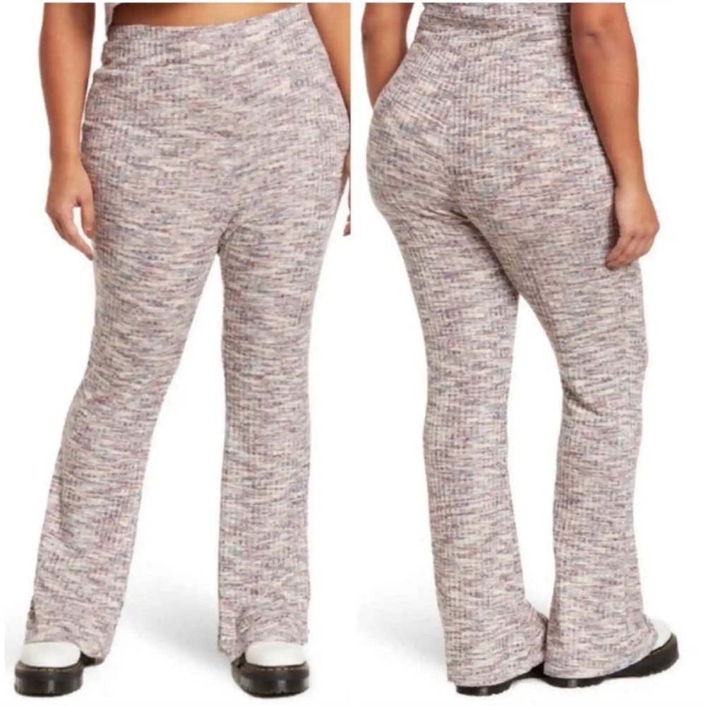 Women’s size 2XL BP space dyed flare, knit pants NWT
